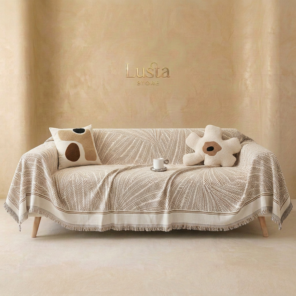 Manta de Sofá Decorativa: O Toque de Aconchego e Estilo que Faltava na Sua Sala Lusta Store