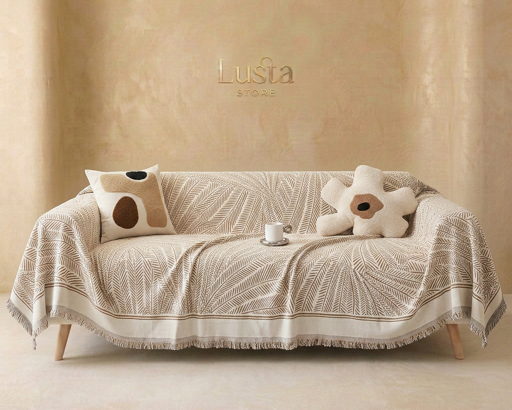 Manta de Sofá Decorativa: O Toque de Aconchego e Estilo que Faltava na Sua Sala Lusta Store