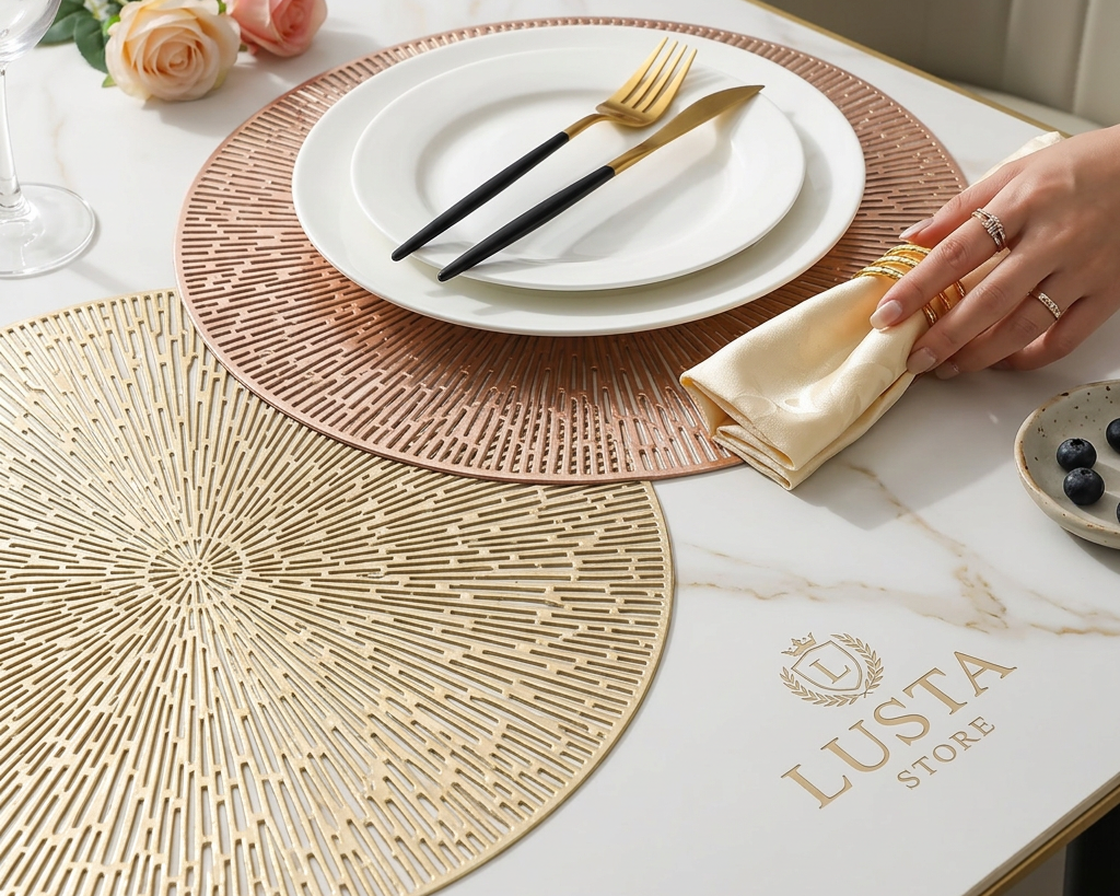 Jogo Americano de Luxo: O Guia Definitivo para uma Mesa Posta Impecável