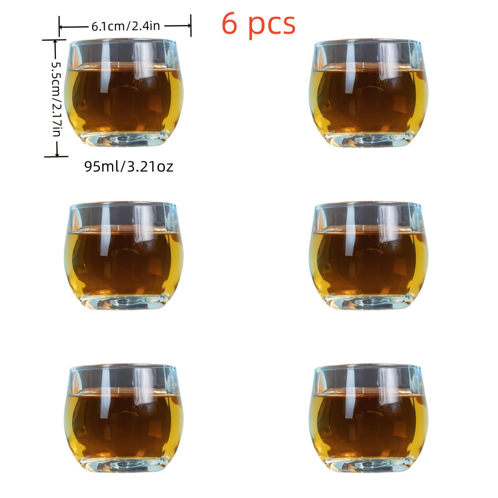Conjunto de Xícaras de Cristal 95ml