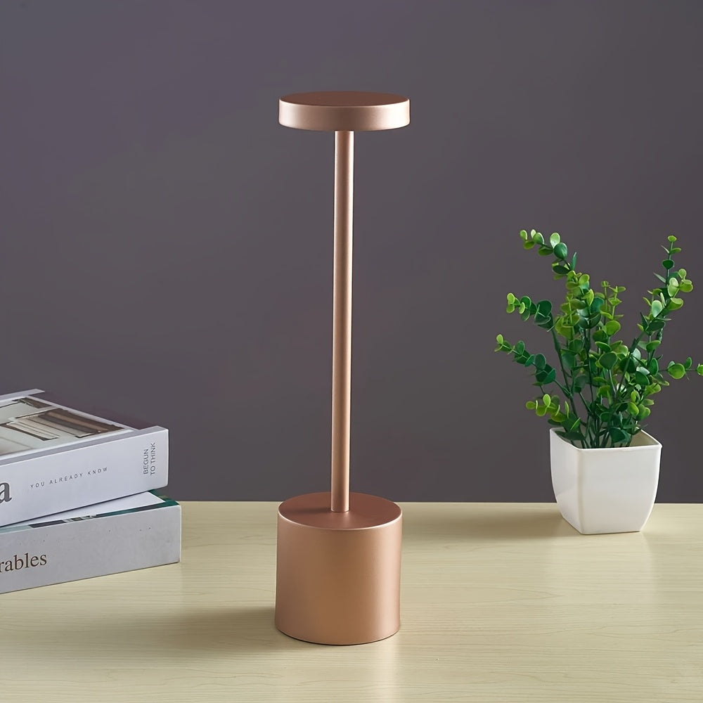 Luminária de Mesa 3 Cores LED Touch Dimerizável