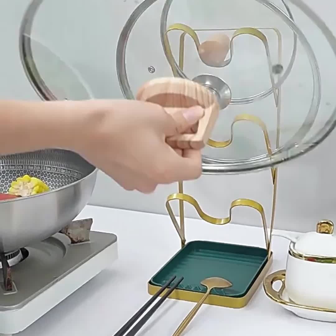 Suporte Inteligente Dourado