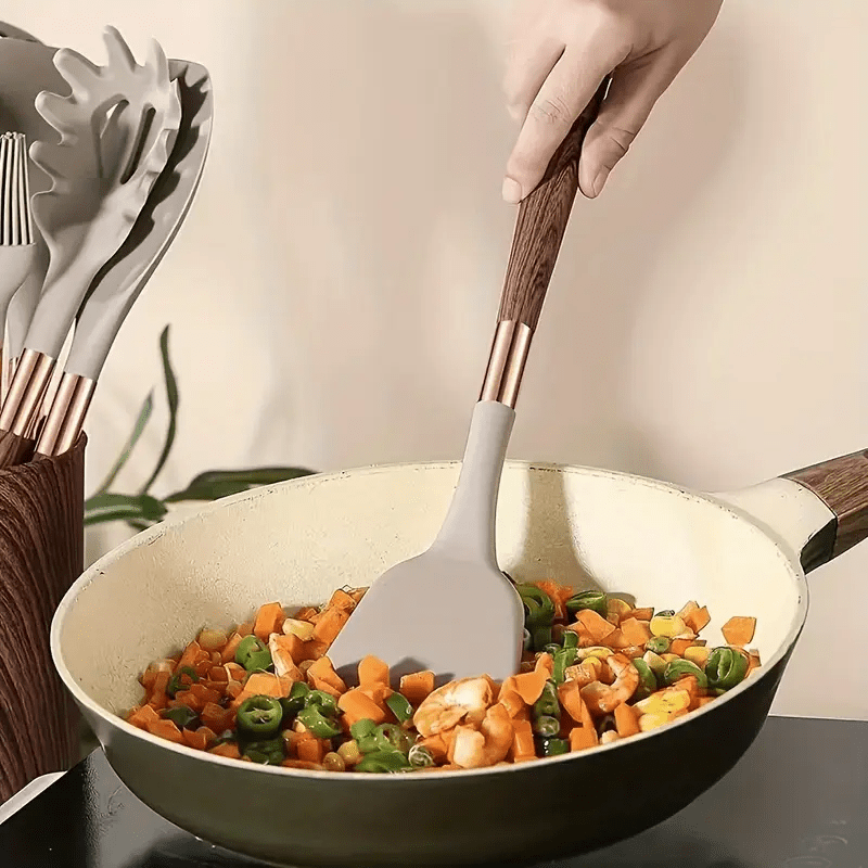 Jogo de Utensílios simples de Cozinha em Silicone