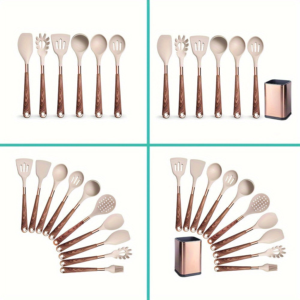 Jogo de Utensílios simples de Cozinha em Silicone