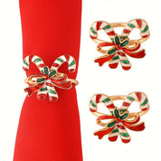 Conjunto de Anéis Porta-Guardanapo Natalinos
