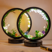 Luminária LED Recarrregável com Cristal Natural