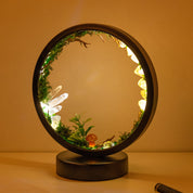 Luminária LED Recarrregável com Cristal Natural