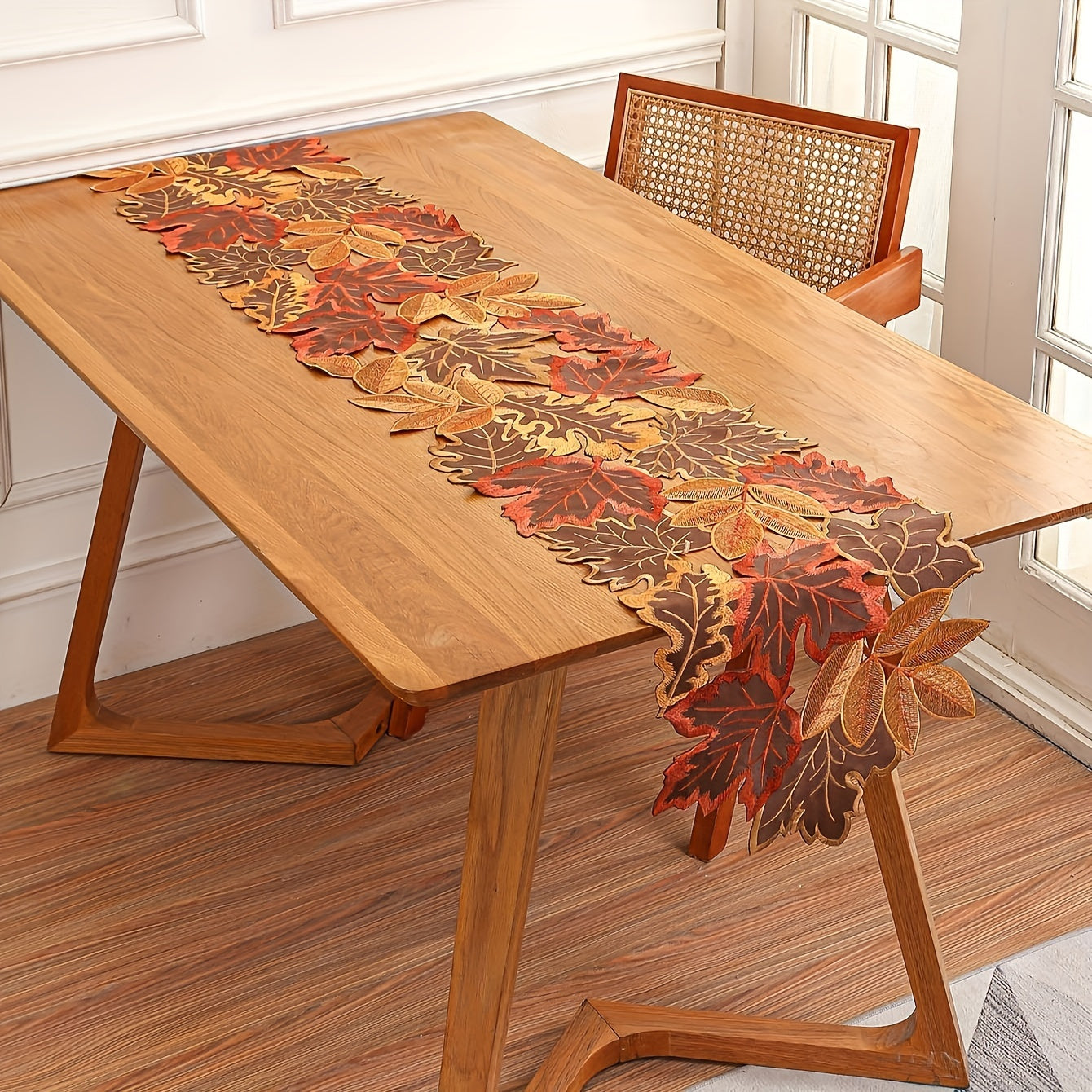 Caminho de Mesa Folhas de Outono