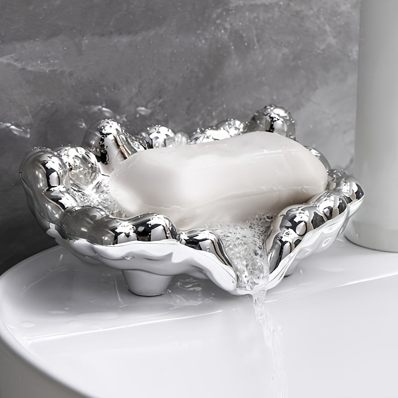 Porta-Sabonete Luxo Cloud Gold Design Minimalista