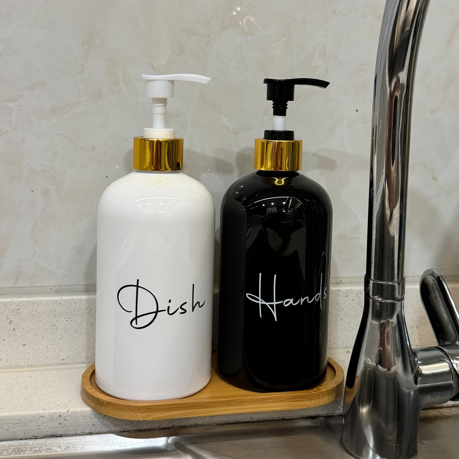 Kit 2x Dispensers de Sabão 500ml Recarregáveis