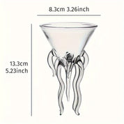 Taça de Martini Jellyfish & Octopus