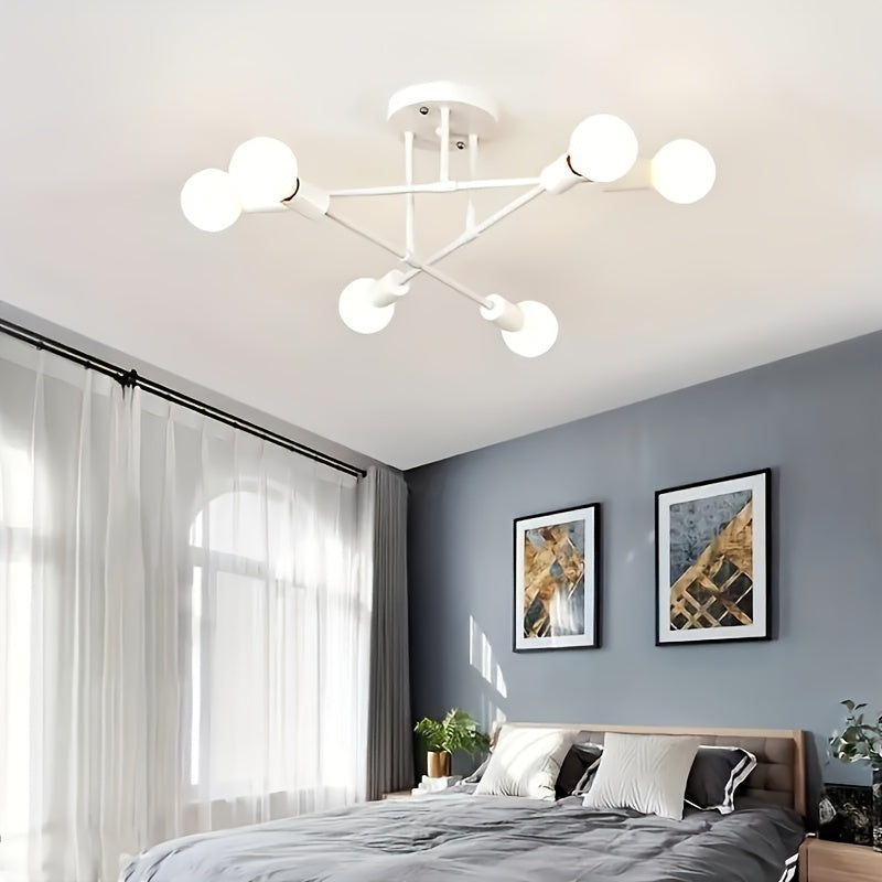 Lustre Industrial Satélite de Ferro