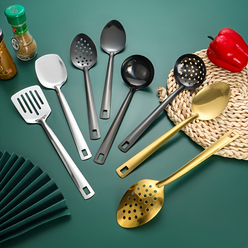 Jogo de 6 Utensílios de Servir em Aço Inoxidável