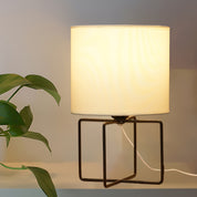 Abajur de Mesa Minimalista de Tecido