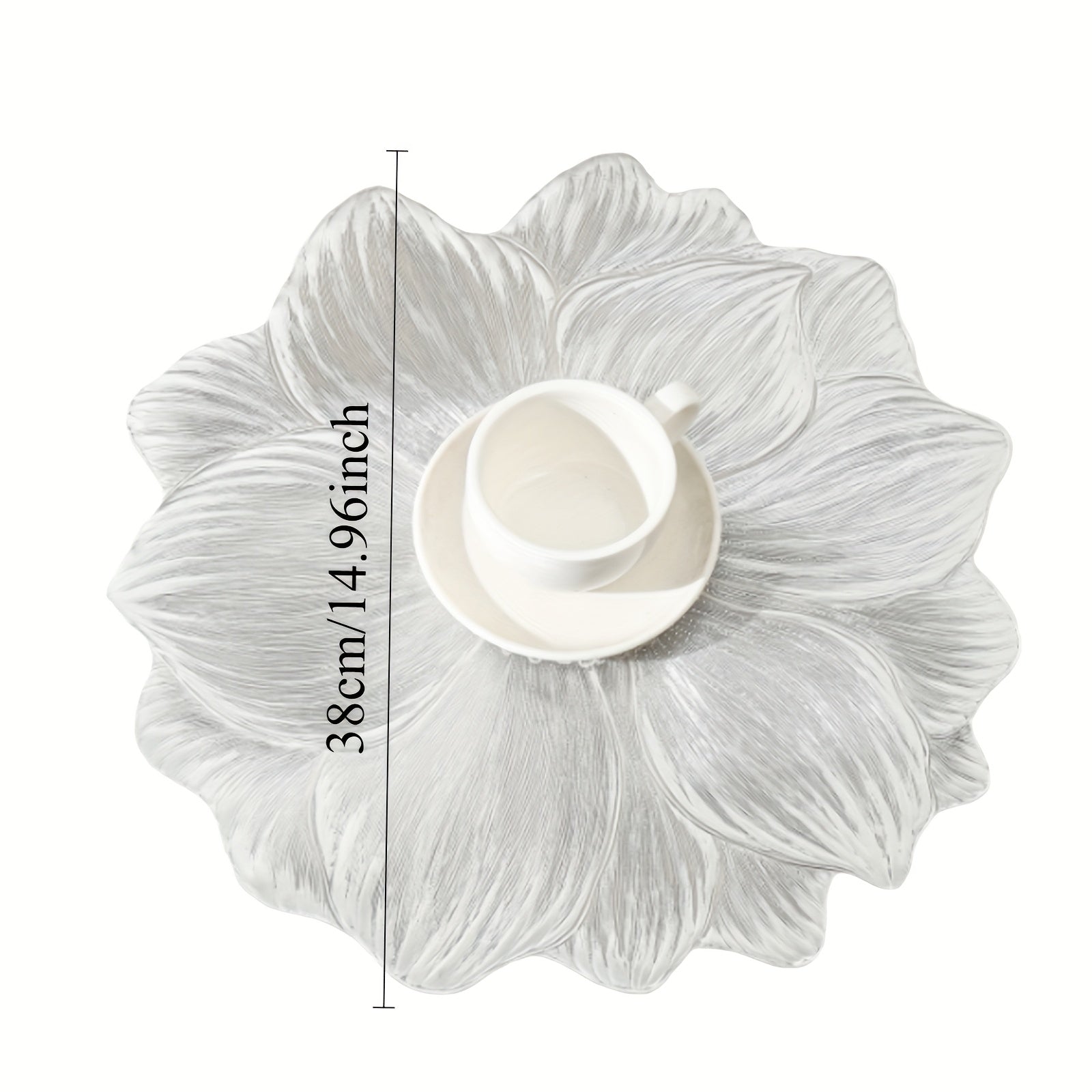 Jogo de Sousplats Térmico Flor de Ouro Premium