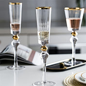 Taças Douradas Elegante Feito à Mão