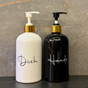 Kit 2x Dispensers de Sabão 500ml Recarregáveis