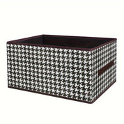Caixa Organizadora Vintage Estilo Canvas Pied-de-poule