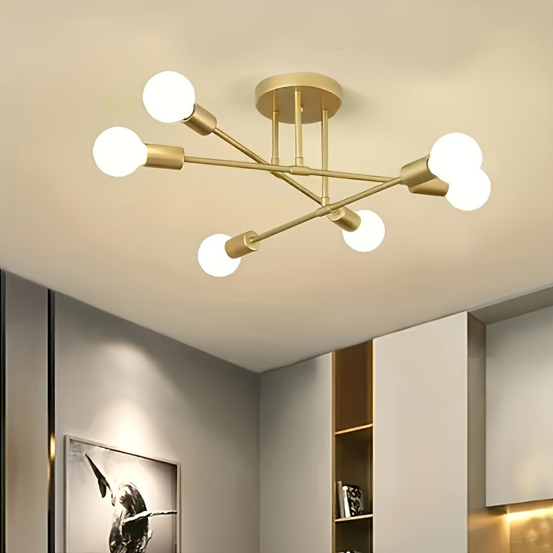 Lustre Industrial Satélite de Ferro