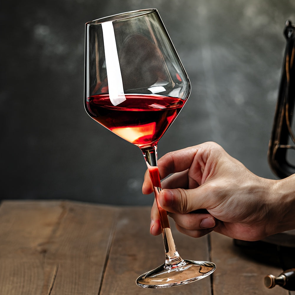 Conjunto de Taças de Vinho Cristal Transparente Sem Chumbo