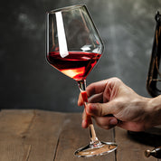 Conjunto de Taças de Vinho Cristal Transparente Sem Chumbo