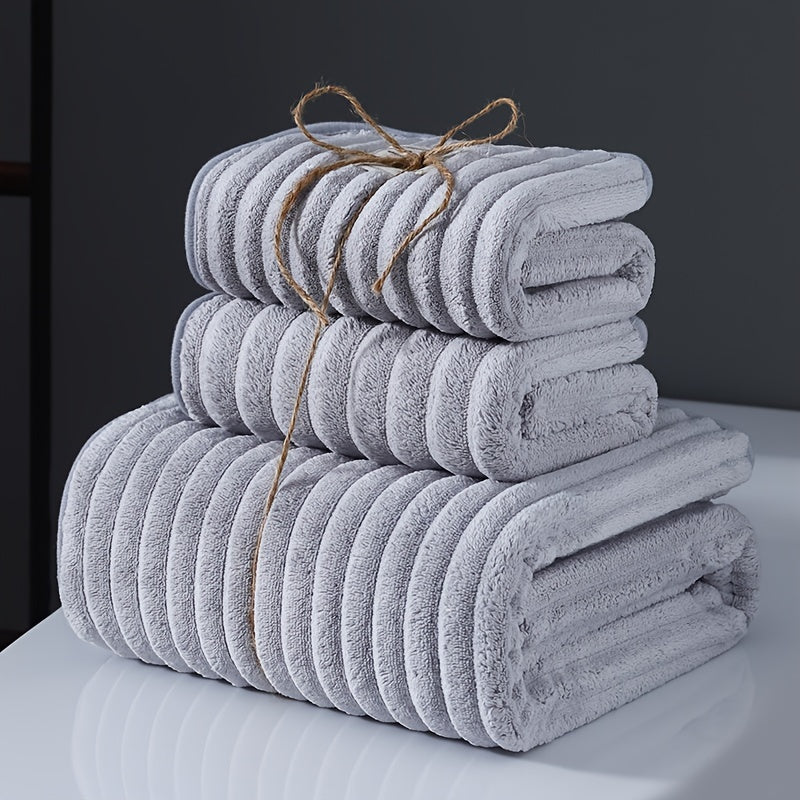 Conjunto Luxuoso de Toalhas Ultra Macias Espessas