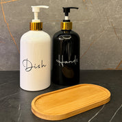 Kit 2x Dispensers de Sabão 500ml Recarregáveis