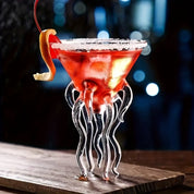 Taça de Martini Jellyfish & Octopus