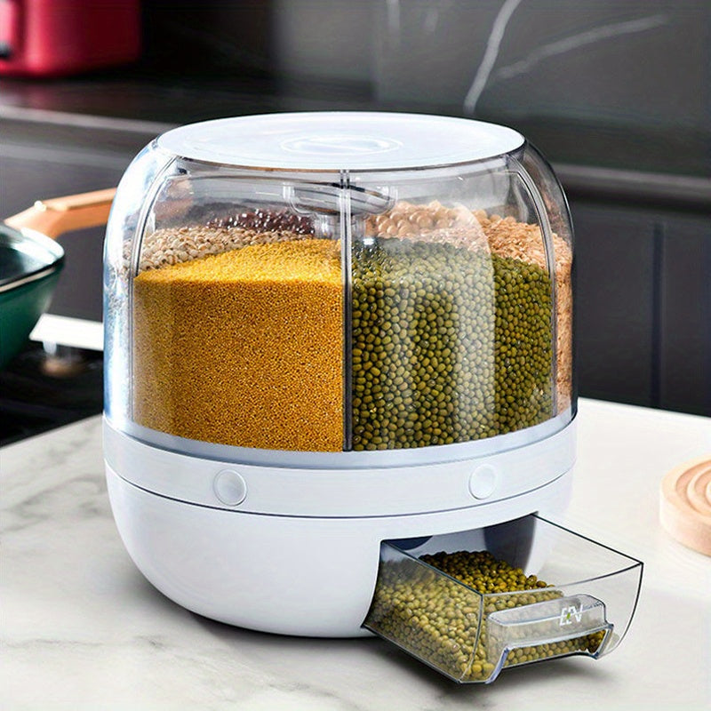 Dispenser Giratório para Armazenamento de Grãos