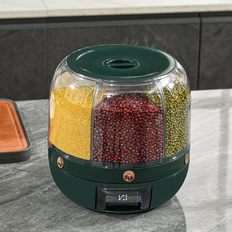 Dispenser Giratório para Armazenamento de Grãos