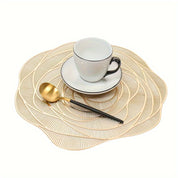 Jogo de Sousplats Vazados Elegance Gold