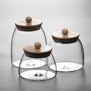 Conjunto 3 Potes Borossilicato com Tampa Hermética