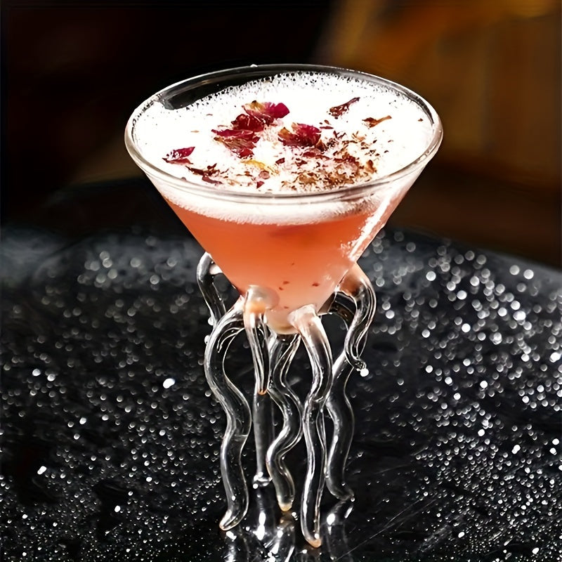 Taça de Martini Jellyfish & Octopus