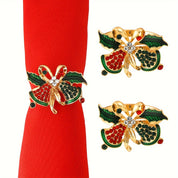 Conjunto de Anéis Porta-Guardanapo Natalinos