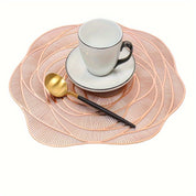 Jogo de Sousplats Vazados Elegance Gold