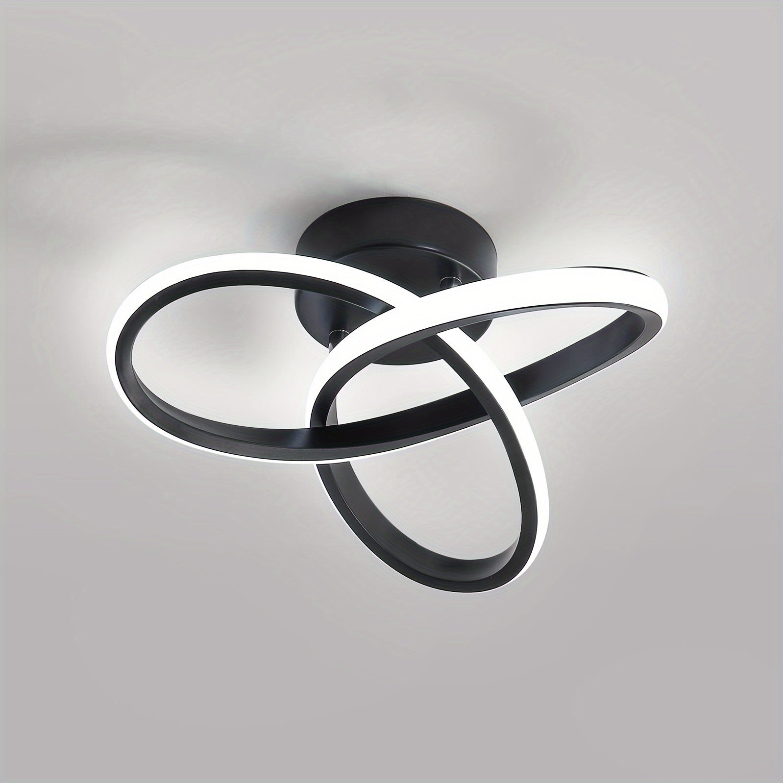Luminária de Teto LED Regulável Design Moderno com Controle de Temperatura