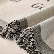 Capa de Sofá Chenille com Franjas Antigarras