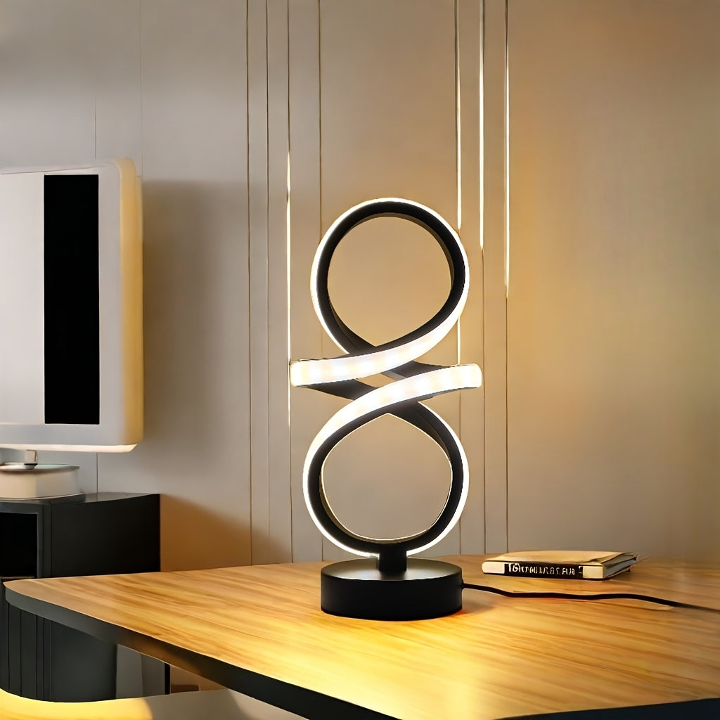 Luminária LED Elegante USB com Brilho Ajustável