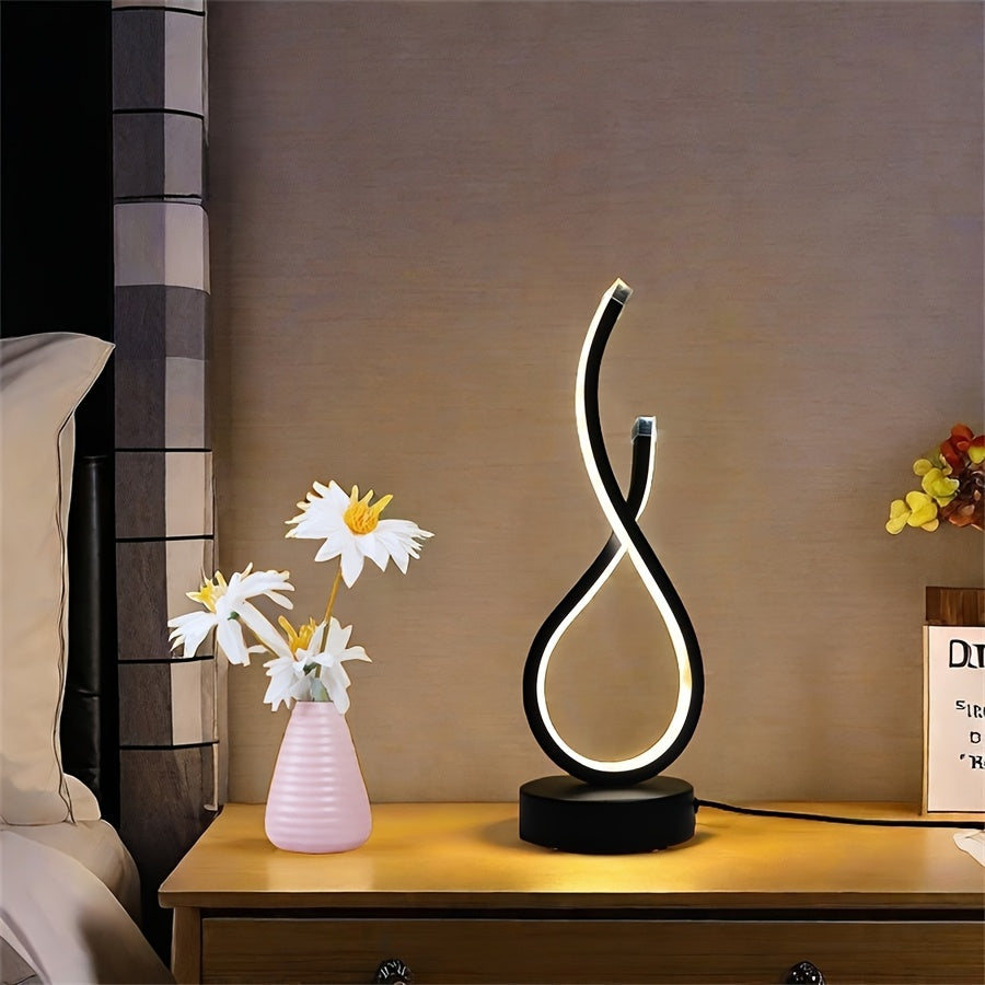 Luminária de Mesa LED 3 Cores com Intensidade Ajustável
