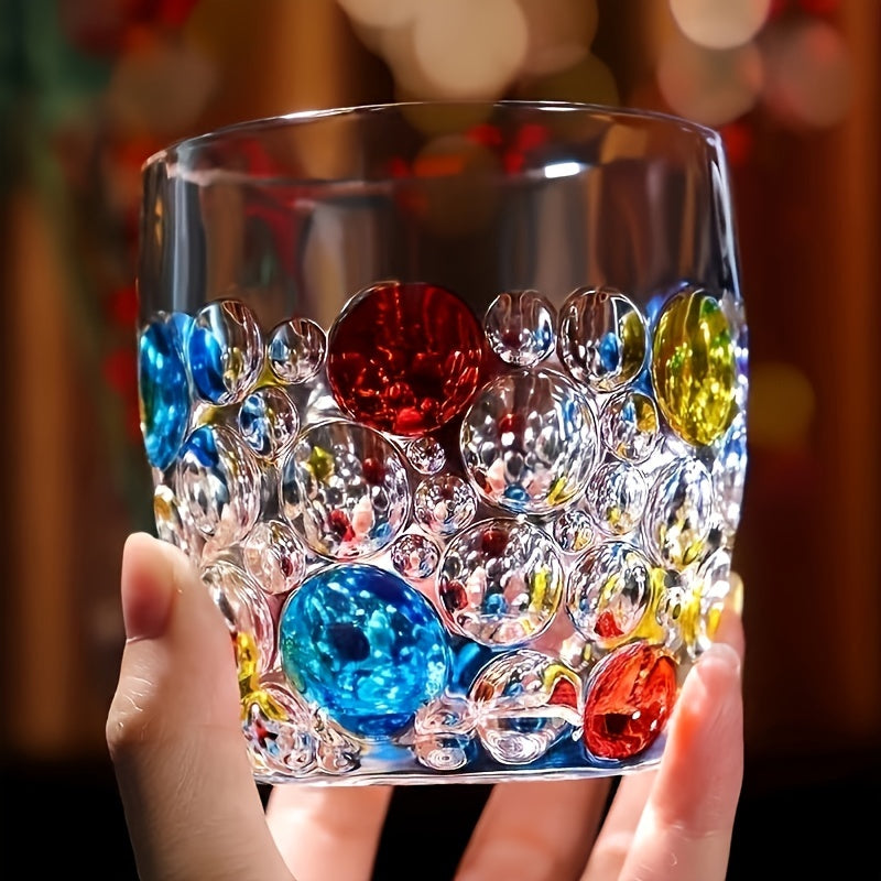 Juego de tazas de vidrio esmaltado hechas a mano