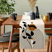 Caminho de Mesa Boho Abstrato