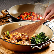 Conjunto de Utensílios de Cozinha em Madeira