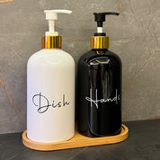 Kit 2x Dispensers de Sabão 500ml Recarregáveis