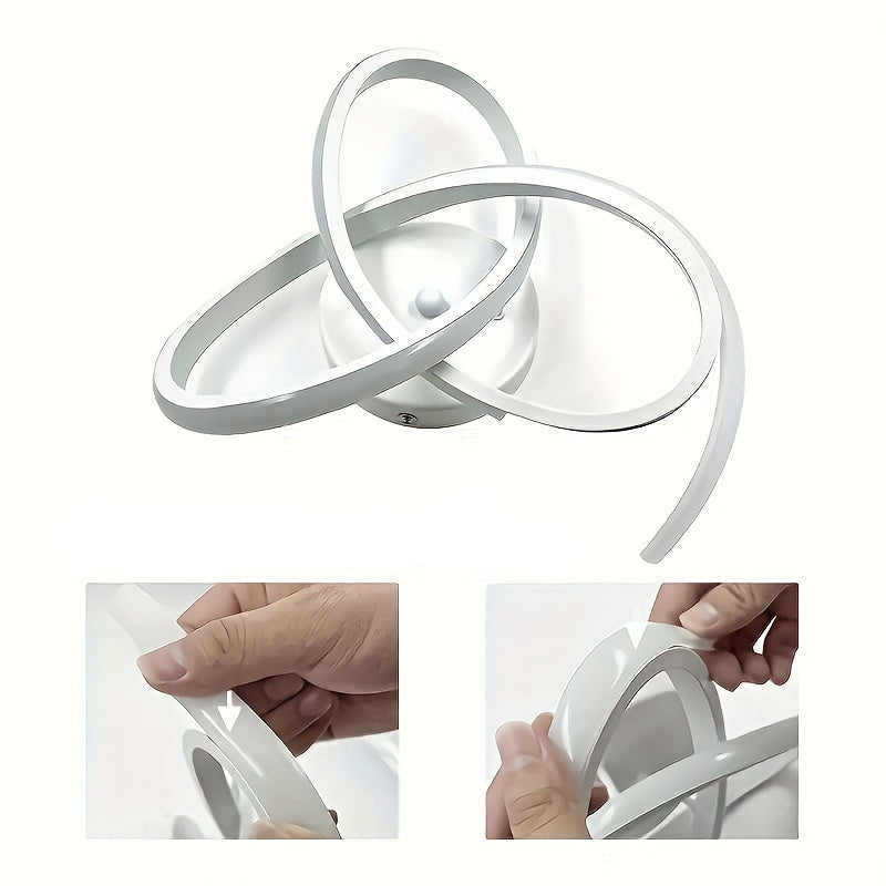 Luminária de Teto LED Regulável Design Moderno com Controle de Temperatura