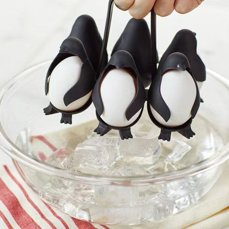 Cozedor e Porta-Ovos de Pinguim
