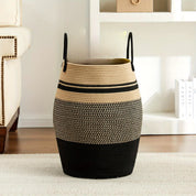 Cesto Boho Funcional Tricolor Grande de 60L