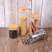 Conjunto 5pcs Potes Herméticos de Vidro