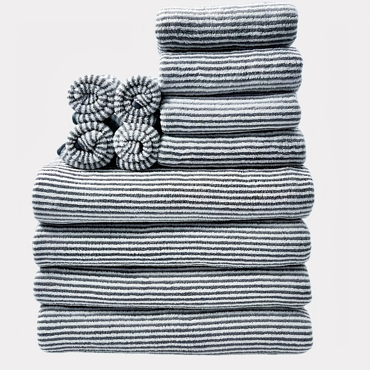 Conjunto de 12 Toalhas em Microfibra