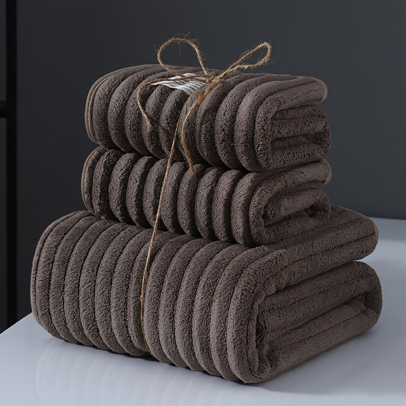 Conjunto Luxuoso de Toalhas Ultra Macias Espessas