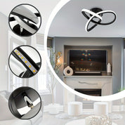 Luminária de Teto LED Regulável Design Moderno com Controle de Temperatura